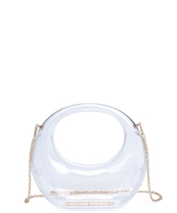 Urban Expressions Trave Evening Bag 27353 CLEAR
